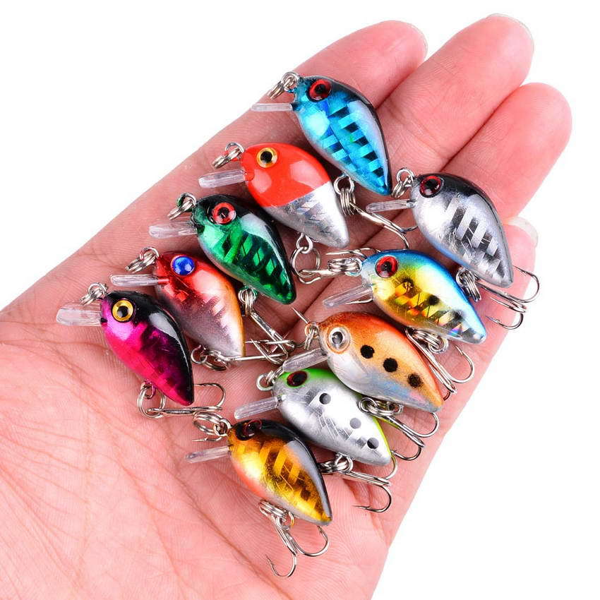 Fishing Equipment Set - Fishing Lure Small Minnow Mini Wobble