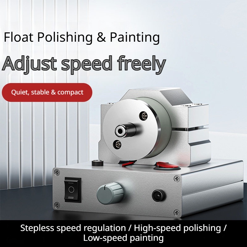Fishing Gear - Float‑Painting‑Gear Desktop‑Processor with Stepless‑Speed‑Control for Fishing‑Lure‑Float‑Spray‑Coating‑Tasks