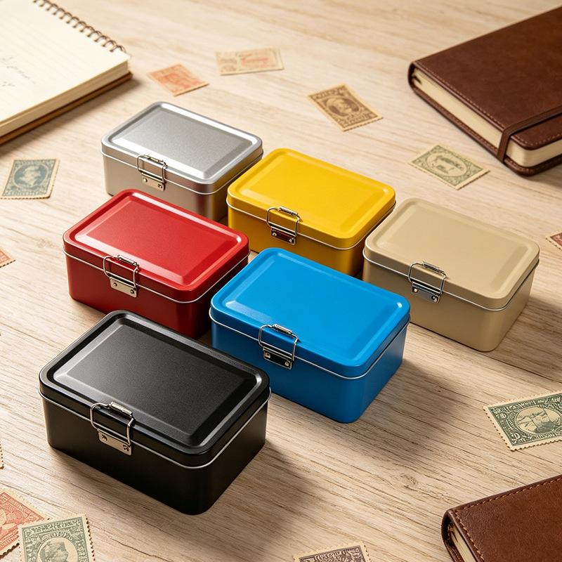 Fishing Quest - Solid Color Flip Lock Iron Storage