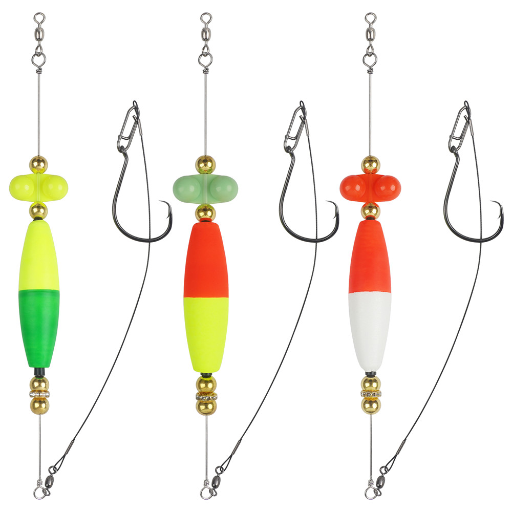 Fishing Equipment Shop - 3pcs Rattle Catfish Rig Float Kit