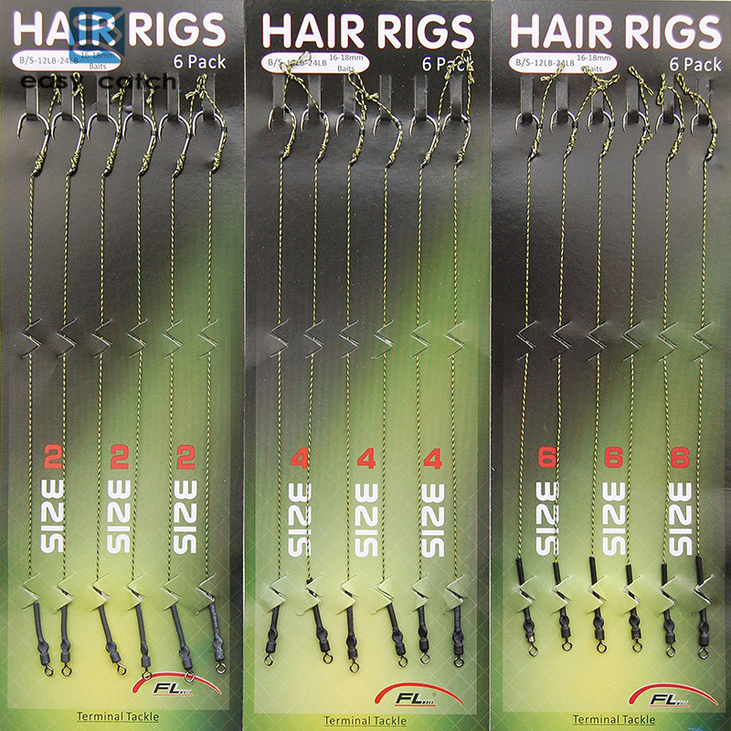 18pcs Carp Fishing hook Hair R - огляд і ціна Fishing Equipment Shop