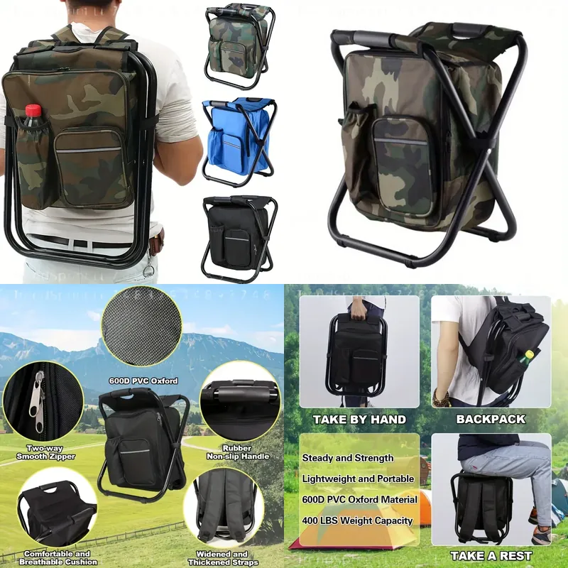 2-in-1 Portable Folding Fishin - огляд і ціна Fishing Backpack