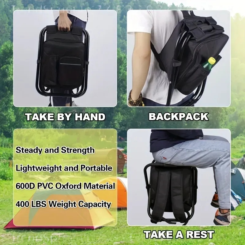 2-in-1 Portable Folding Fishin - огляд і ціна Fishing Backpack