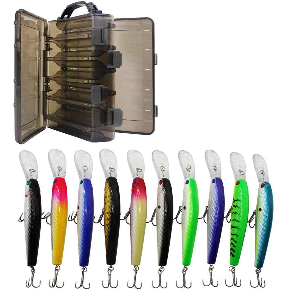 10PCS Minnow Fishing Lure 13.6 - огляд і ціна Fishing Equipment Shop