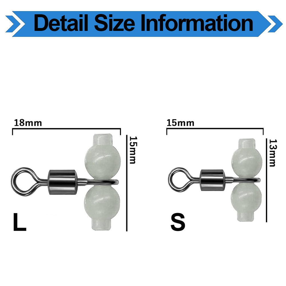 30Pcs 3 Way Swivels Fishing Co - огляд і ціна Fishing Equipment Shop