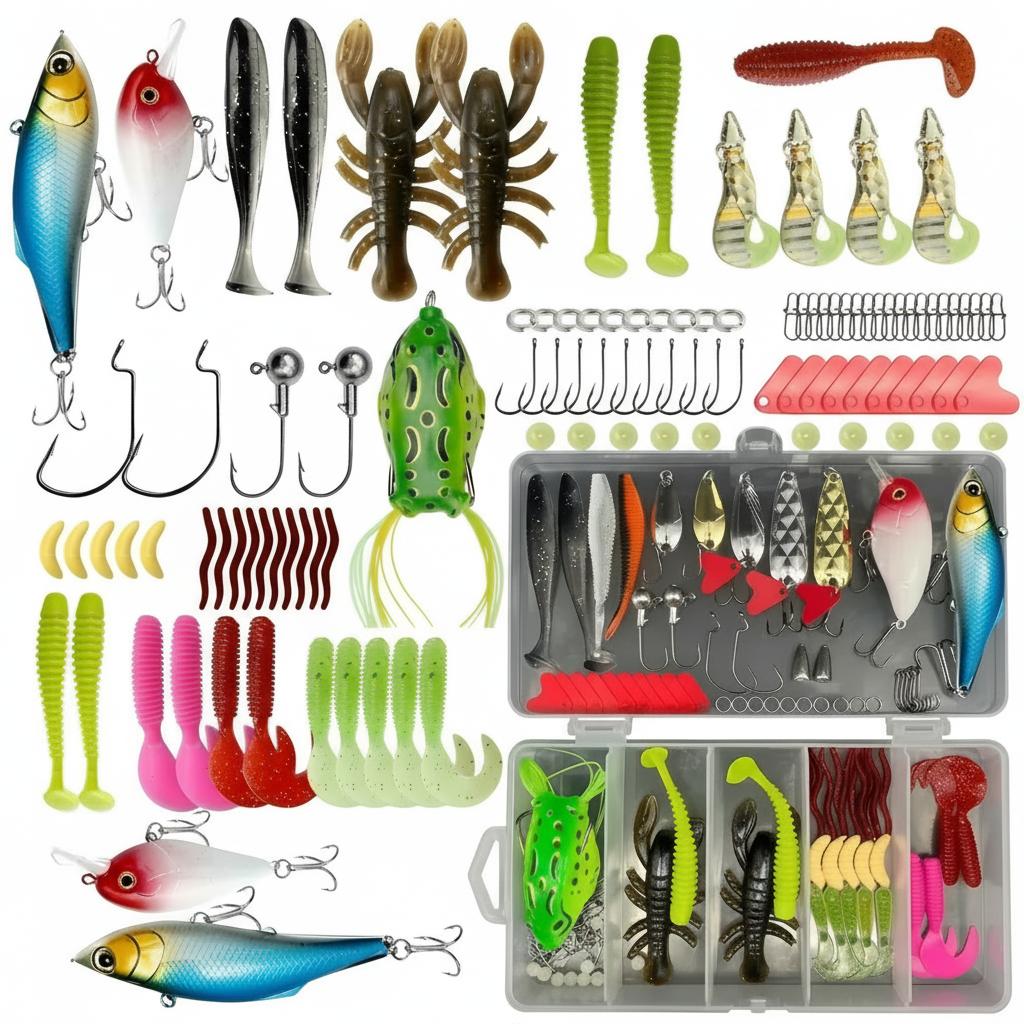 133Pcs Premium Fishing Lures T - огляд і ціна Fishing Equipment Set