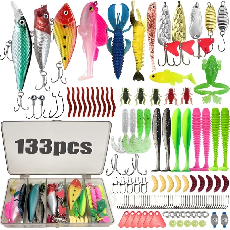 133Pcs Premium Fishing Lures T - огляд і ціна Fishing Equipment Set