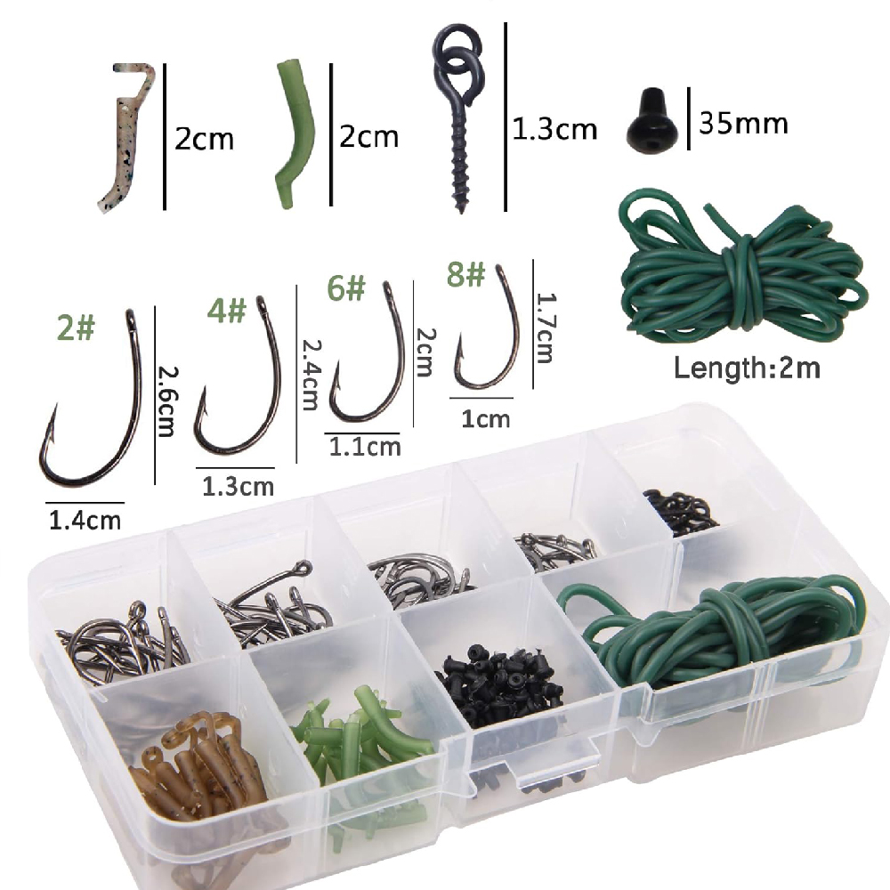 121pcs Carp Fishing Rigs kit C - огляд і ціна Fishing Equipment Shop