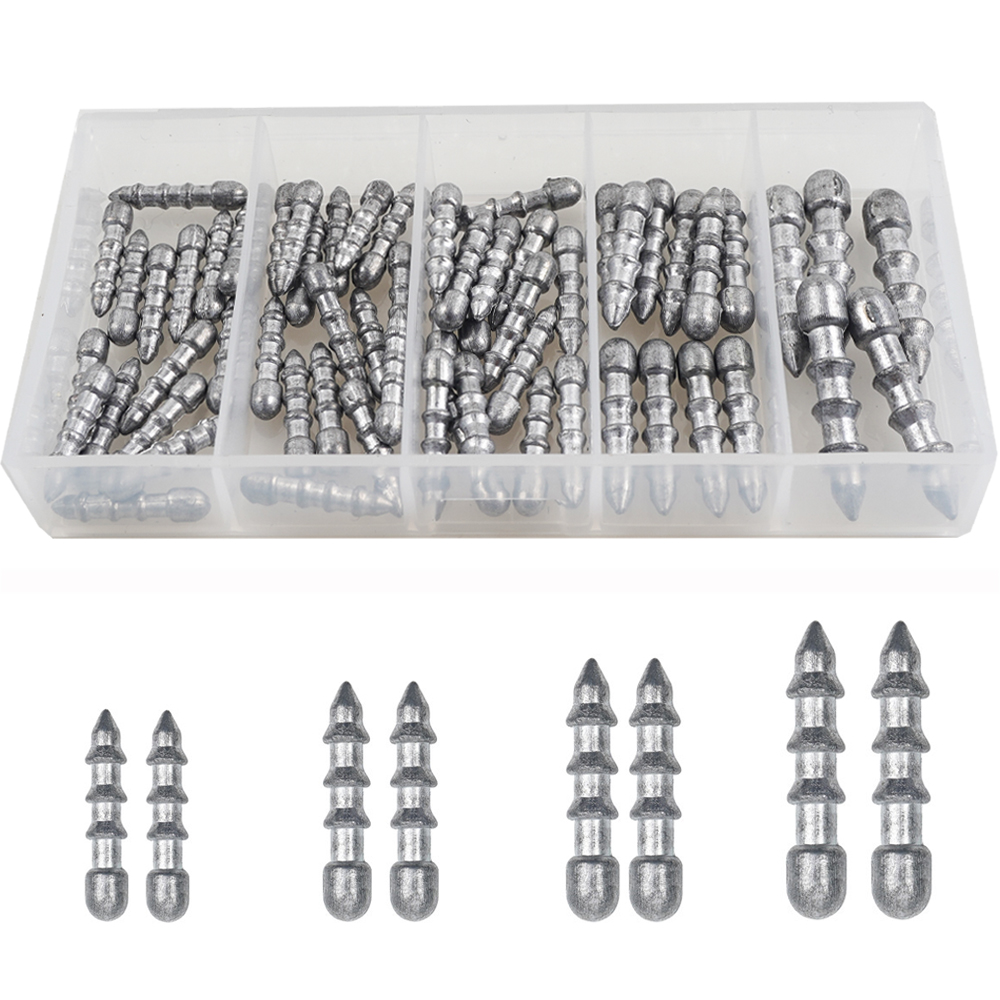 60PCS Nail weights Worm Fishin - огляд і ціна Fishing Quest