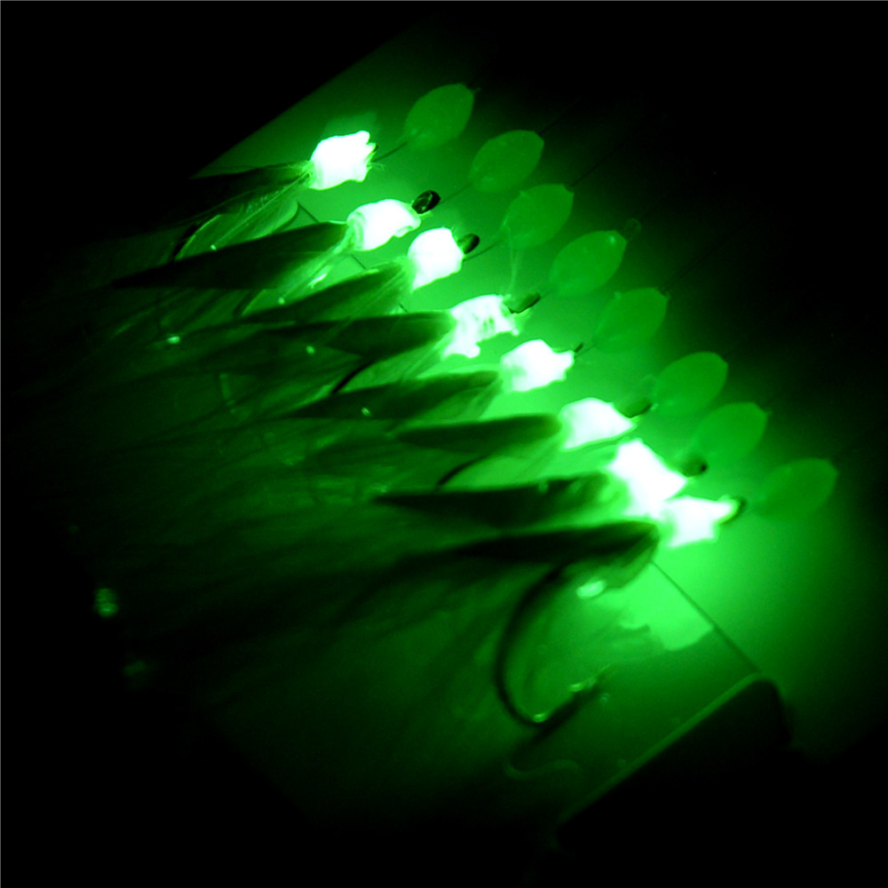 24Pcs=3Packs  8 in 1 Feather F - огляд і ціна Fishing Equipment Shop
