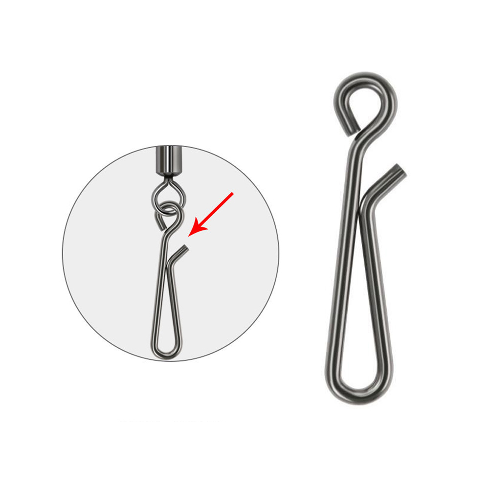 DNDYUJU 50pcs Stainless Steel  - огляд і ціна Fishing Quest