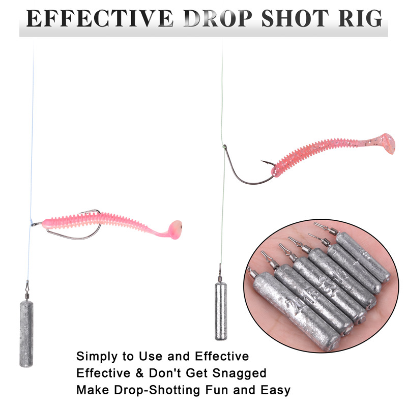 24pcs/lot Drop shot rigs Lead  - огляд і ціна Fishing Equipment Shop