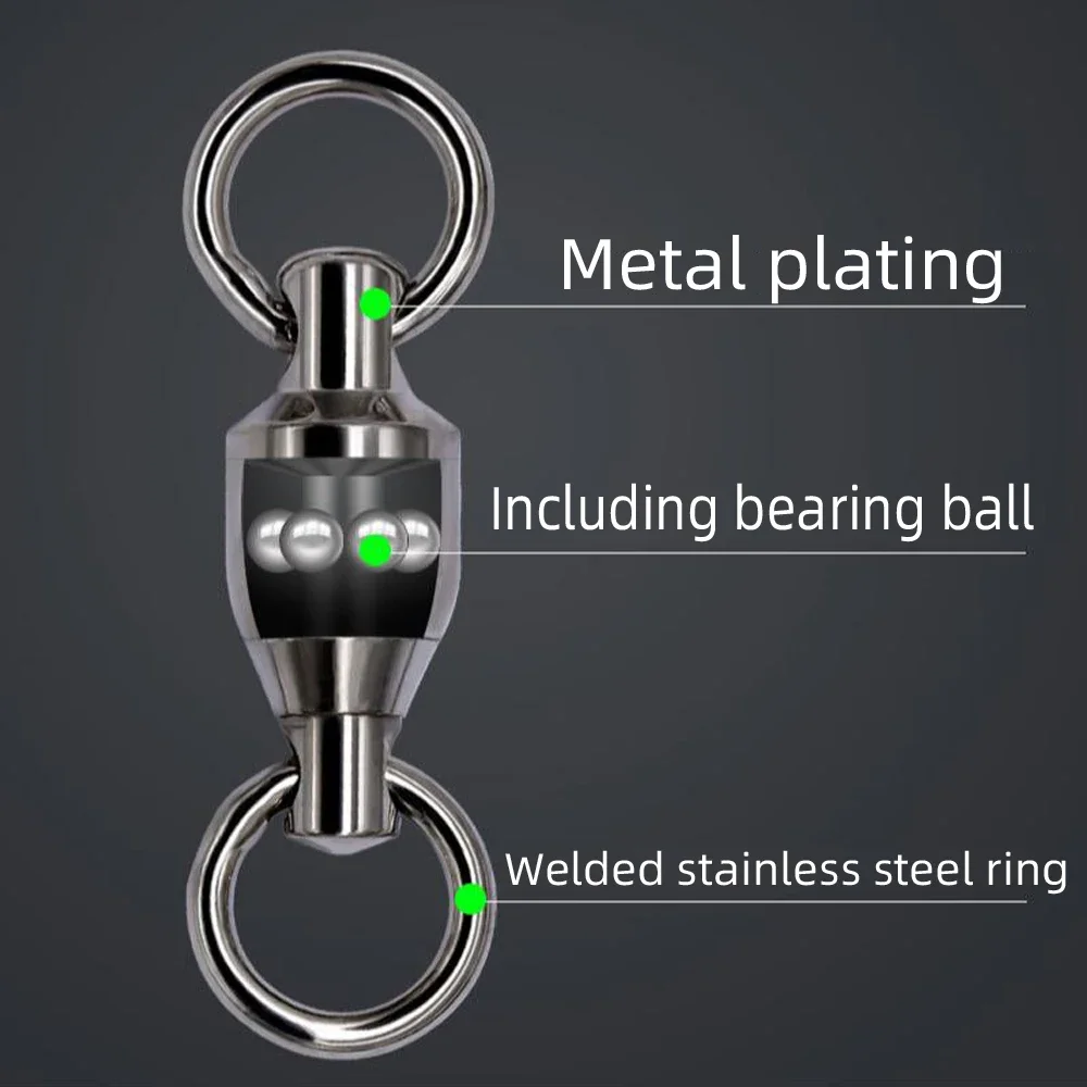 DNDYUJU 50pcs Fishing Swivels  - огляд і ціна Fishing Quest