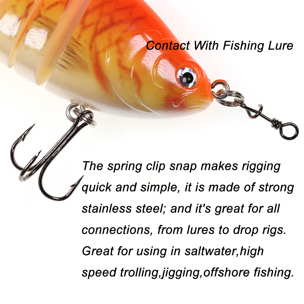 Bimoo 50pcs Stainless Steel Qu - огляд і ціна Fishing Quest