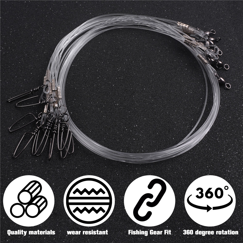 96Pcs Fluorocarbon Fishing Lea - огляд і ціна Fishing Equipment Shop