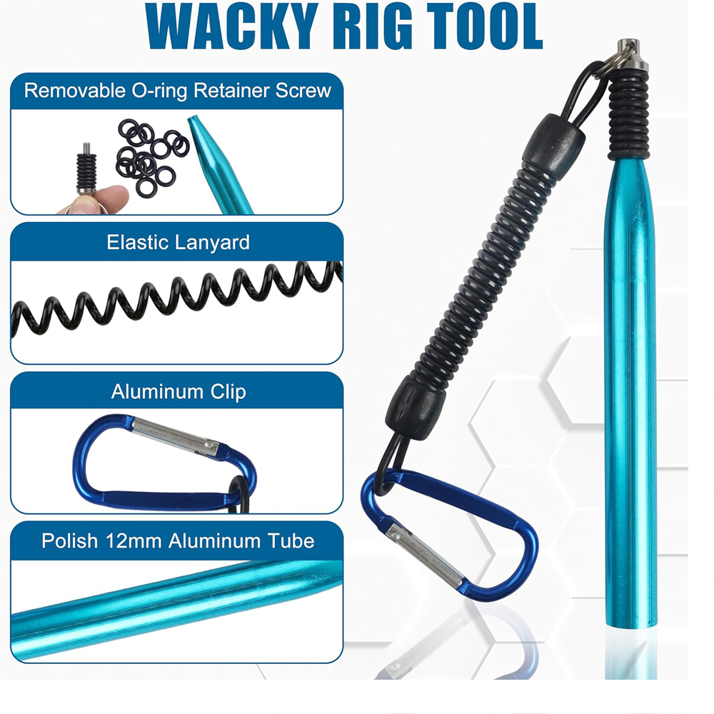 94pcs Bass Fishing Lures Wacky - огляд і ціна Fishing Equipment Shop